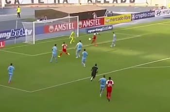 No lo podían creer: el gol que puso en ventaja a Santa Fe ante Deportes Iquique en Copa Libertadores