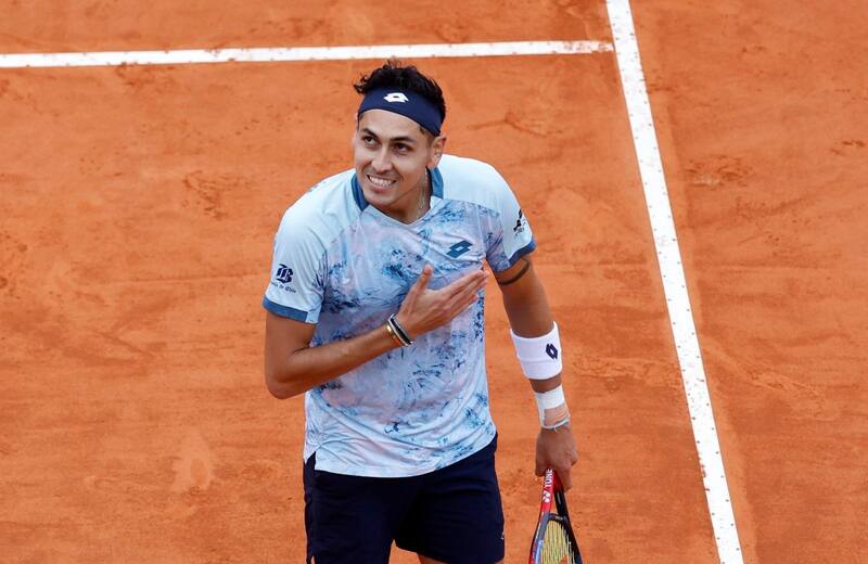 , tras su victoria ante Novak Djokovic. Foto: EFE.