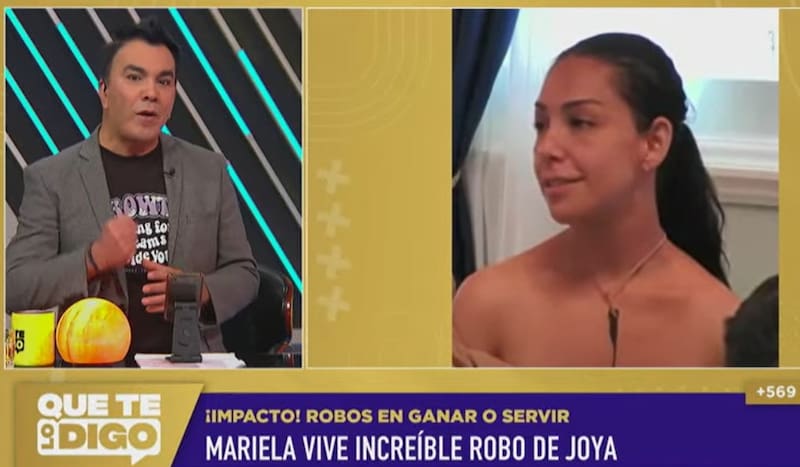 "Que te lo digo" hablaron sobre el robo a Mariela Sotomayor. Créditos: Pantallazo Zona Latina