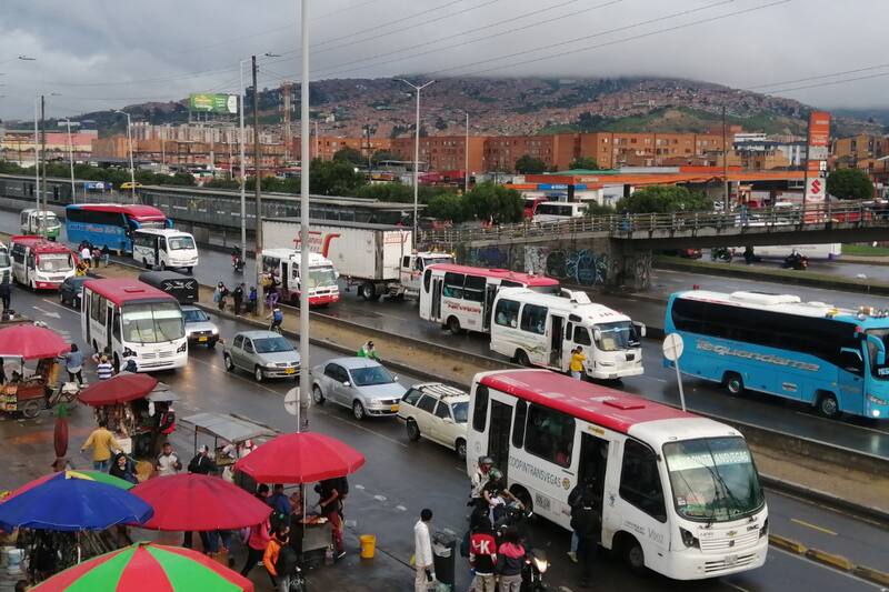 Así se ve actualmente la autopista.