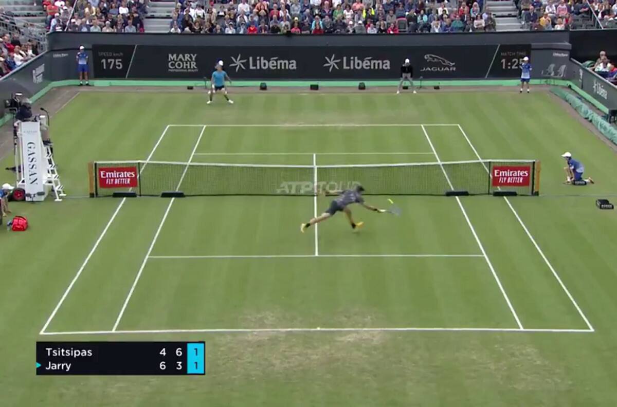 ¿El mejor del torneo? Destacan enorme punto de Jarry a Tsistsipas en s-hertogenbosch