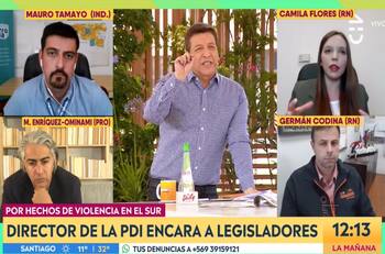 “Escucharla me da escalofríos”: Julio César emplazó a Camila Flores por comentario sobre la violencia en La Araucanía