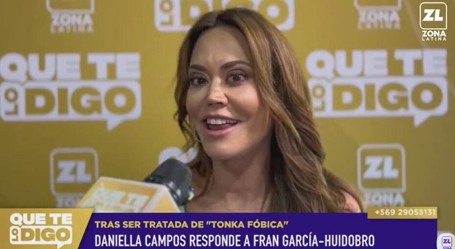 La ex Miss Chile se lanzó con todo contra Fran García-Huidobro. Créditos: Pantallazo TV+