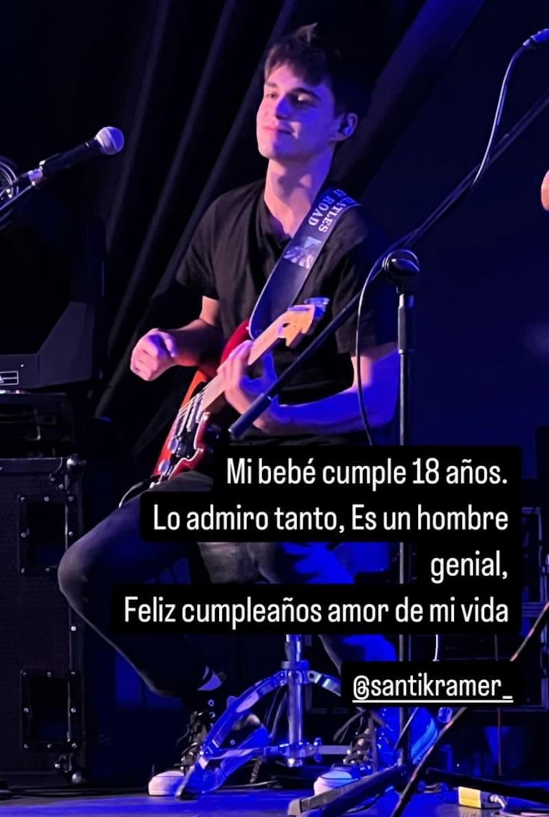 La cantante elogió a su hijo en su día especial. Créditos: Instagram