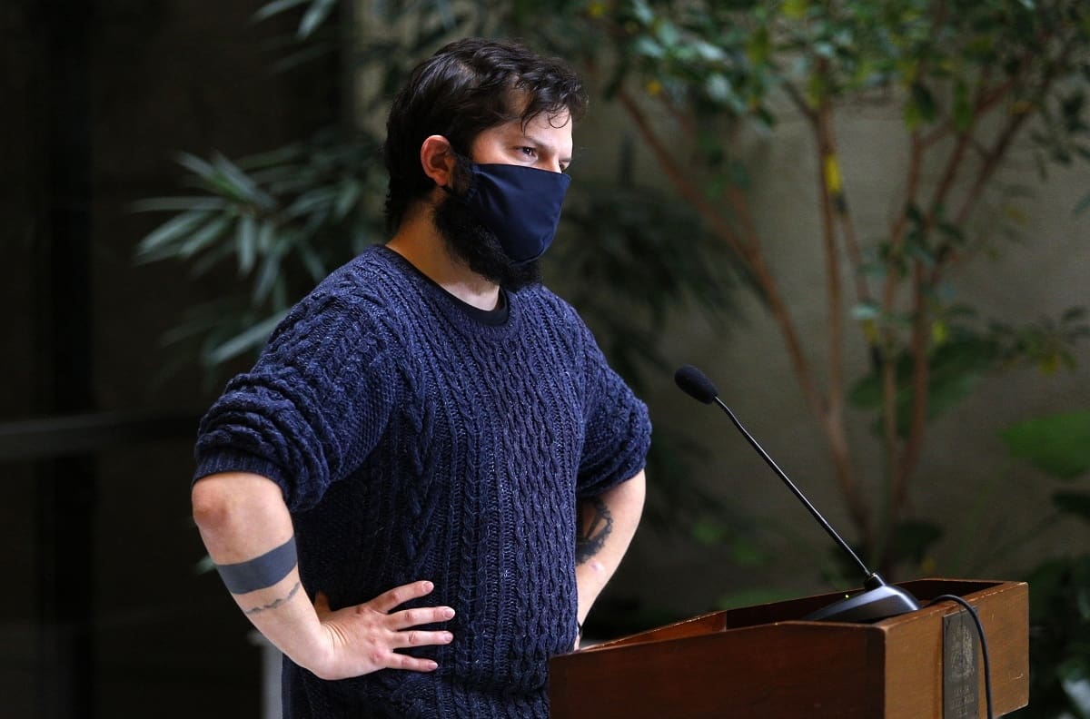 Gabriel Boric respondió las acusaciones de haber criminalizado la protesta y las tildó de "mentiras"