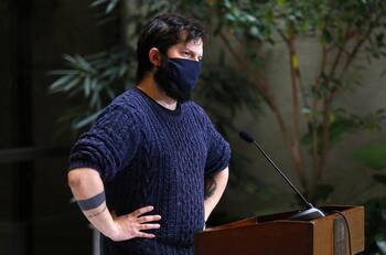 Gabriel Boric respondió las acusaciones de haber criminalizado la protesta y las tildó de "mentiras"