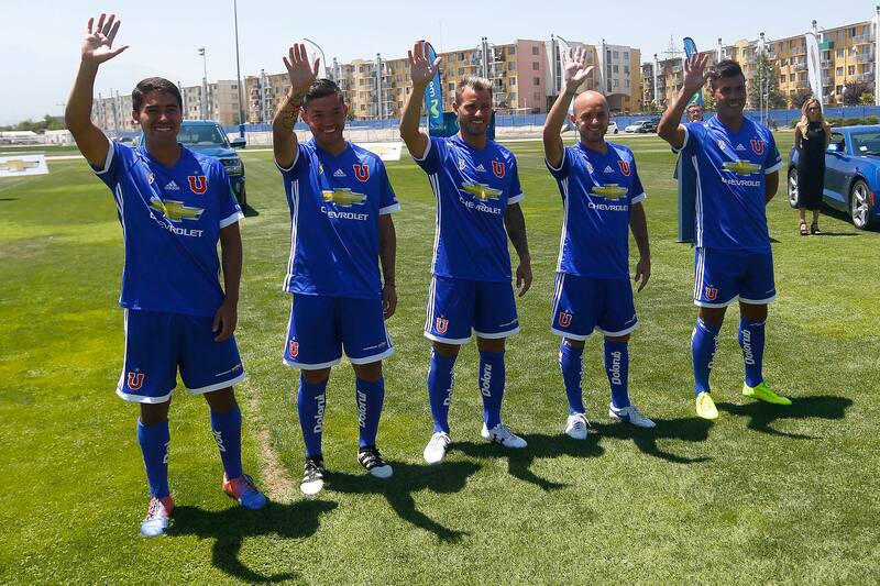 Danilo Catalán (izquierda) en su paso por Universidad de Chile.