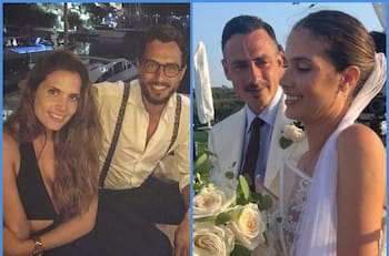 Ambos vestidos de blanco y con una gran fiesta: Así fue el elegante matrimonio de Marcelo Marocchino y Magui Benet en Italia