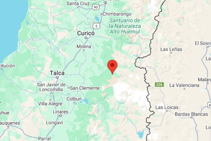 Sismo de mediana intensidad se percibió en la zona central del país.