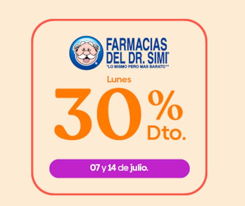 Este convenio estará activo solo el 7 y 14 de julio de 2025.