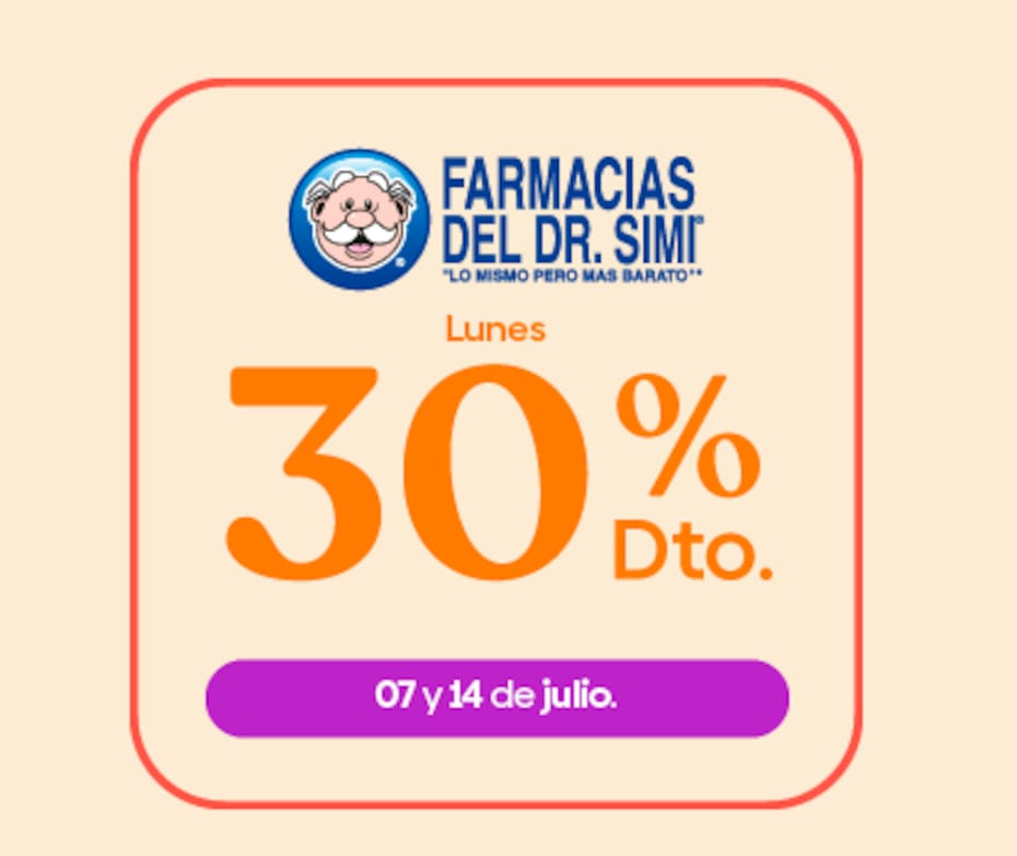 Este convenio estará activo solo el 7 y 14 de julio de 2025.