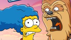 Marge Simpson y Chewbacca protagonizan un nuevo e imperdible corto de “Los Simpson”