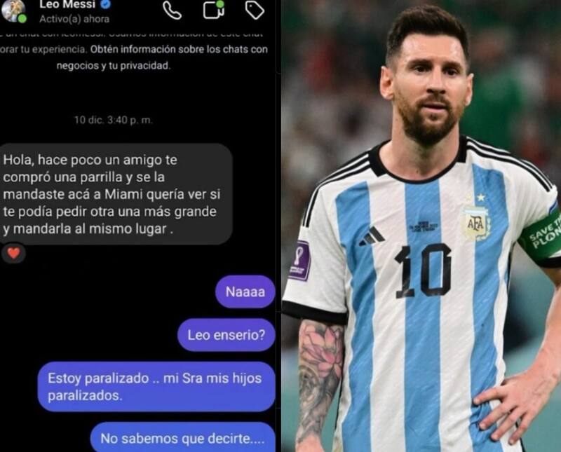 hizo un pedido de una parrilla a un emprendimiento argentino.