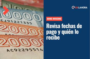 Bono Invierno: Revisa la fecha de pago y a quiénes les llegará el pago de $120 mil