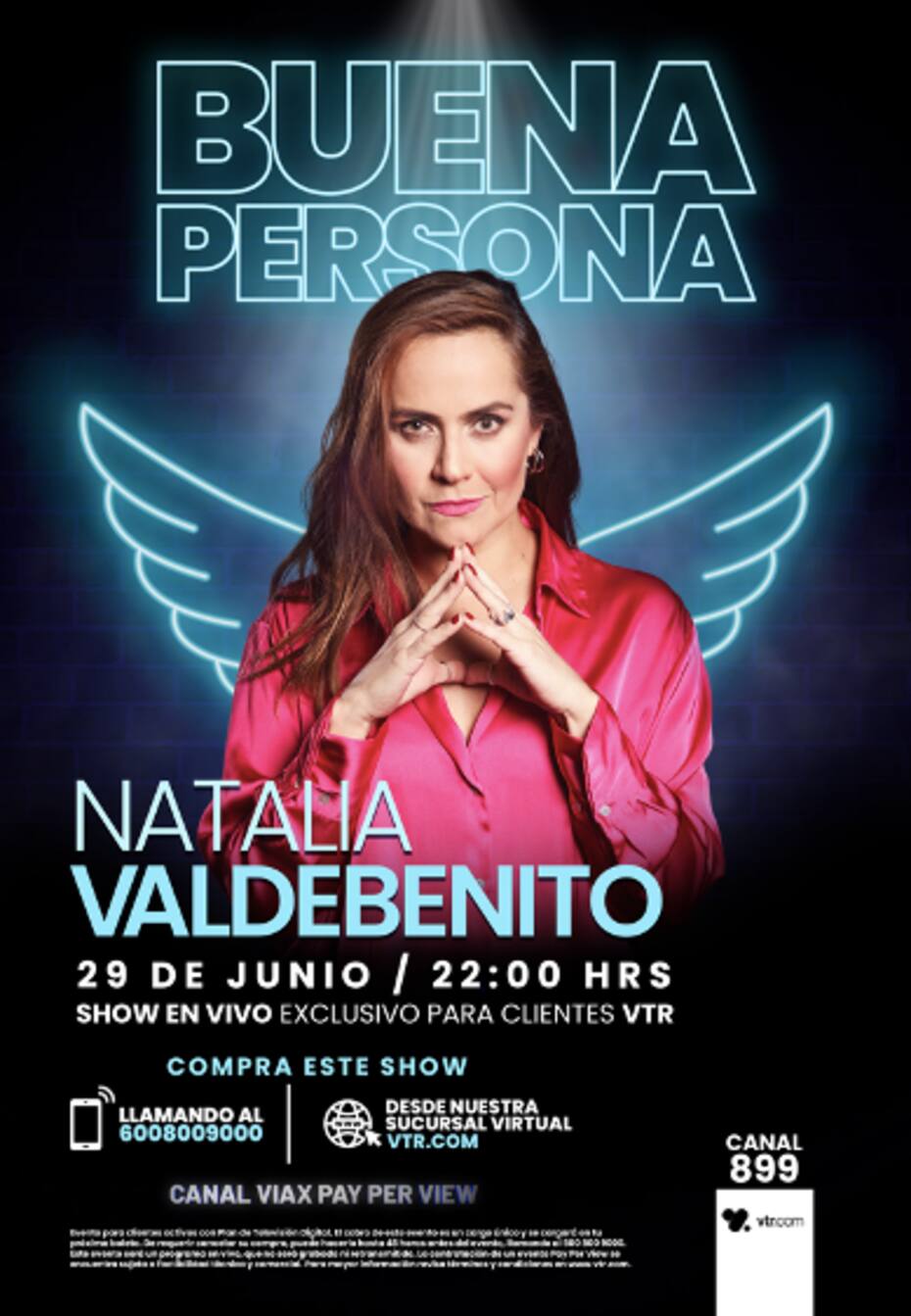 Natalia Valdebenito y detalles de su nuevo show