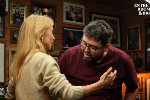 “Me pegaste un agarrón”: Luis Slimming recordó cómo fue su incómodo primer encuentro con Karen Doggenweiler