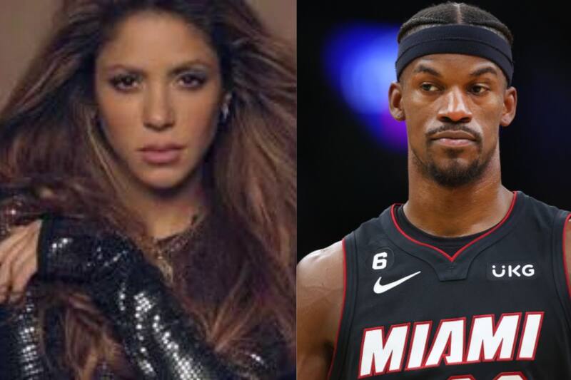 Shakira y Jimmy Butler