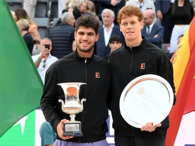 VIDEO | Entre cracks: emotivo encuentro entre Jannik Sinner y Carlos Alcaraz en Roland Garros