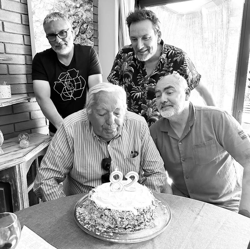 El lindo posteo que el comunicador le dedicó a su padre.