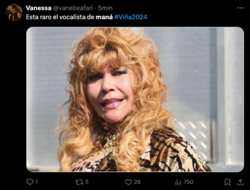 Meme que dejó el paso de Fher Olvera por el Festival de Viña 2024.