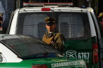 En persecución y balacera terminó violento portonazo en Ñuñoa