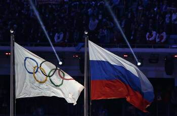 Esta bandera no podrá ondear en Juegos Olímpicos ni Mundiales hasta 2023