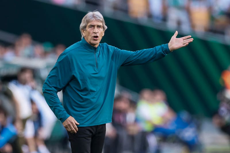 El DT en el empate del Betis frente a Celta de Vigo. Foto: Agencia EFE.