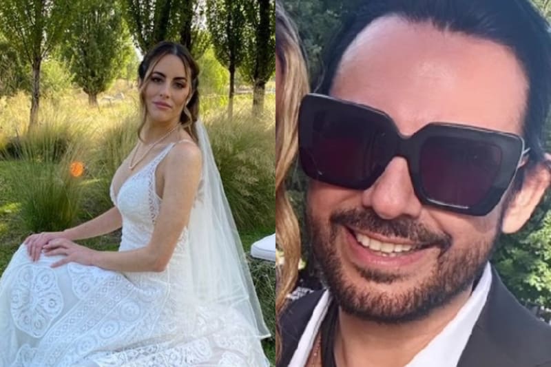 Martina y Beto Cuevas en el matrimonio de la joven / Créditos: Instagram