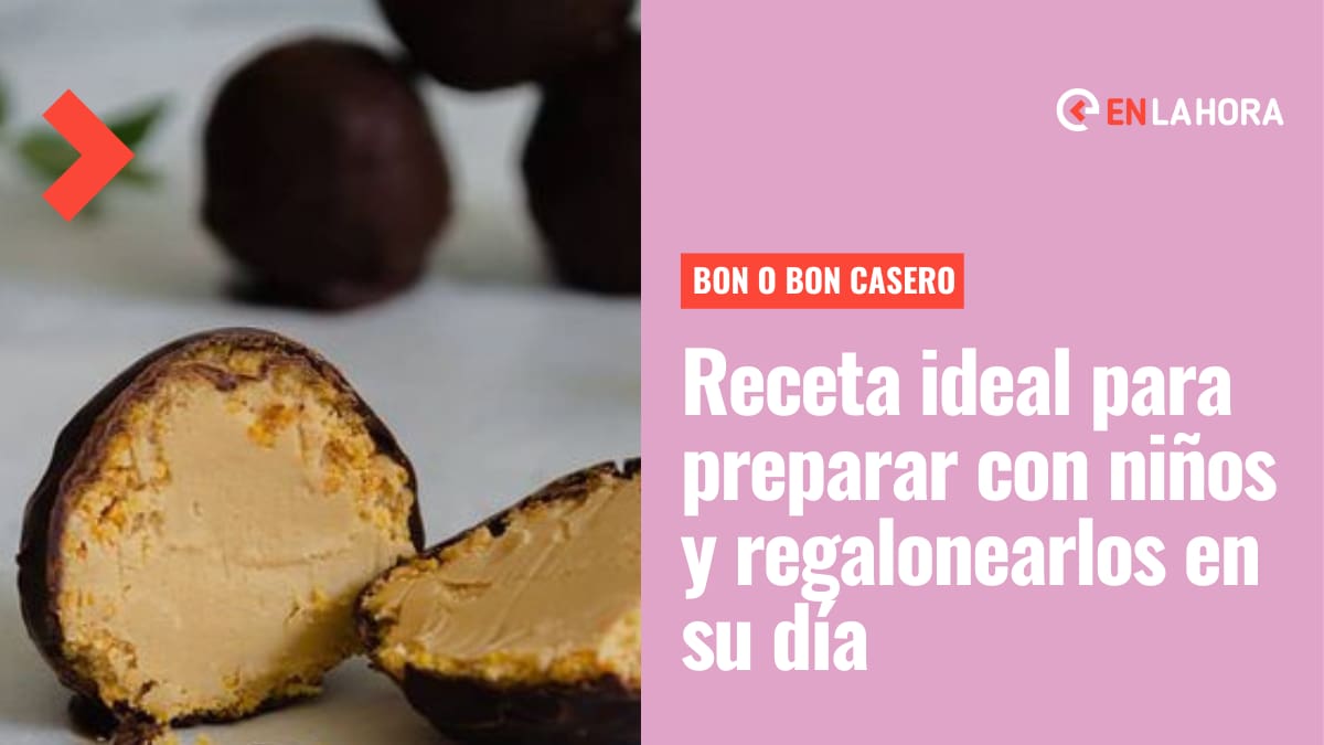 Receta de Bon o Bon casero: Es ideal para preparar junto a niños y regalonearlos en su día
