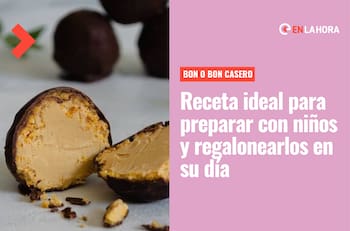 Receta de Bon o Bon casero: Es ideal para preparar junto a niños y regalonearlos en su día