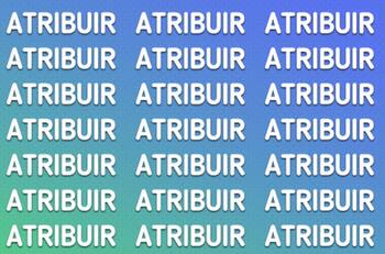 Test Visual: ¿Puedes identificar dónde está mal escrita la palabra "ATRIBUIR" en menos de 8 segundos?