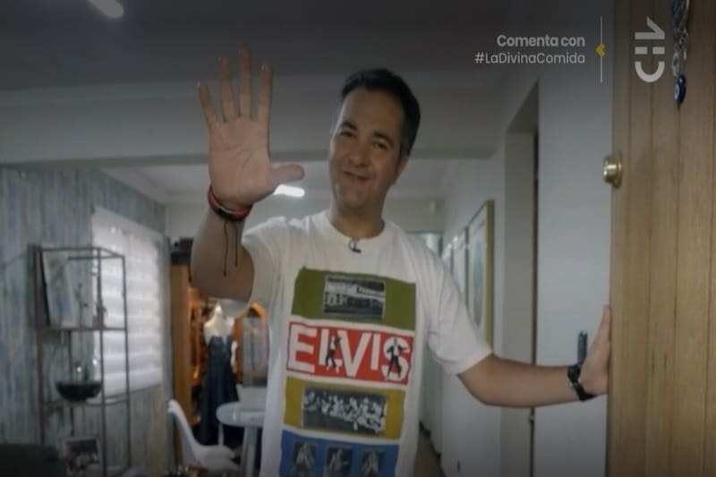 mostró su casa en la Conchalí. Créditos: Pantallazo CHV