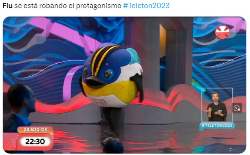 En la primera donación de la Teletón, apareció una figura que hizo estallar de ternura a los internautas.