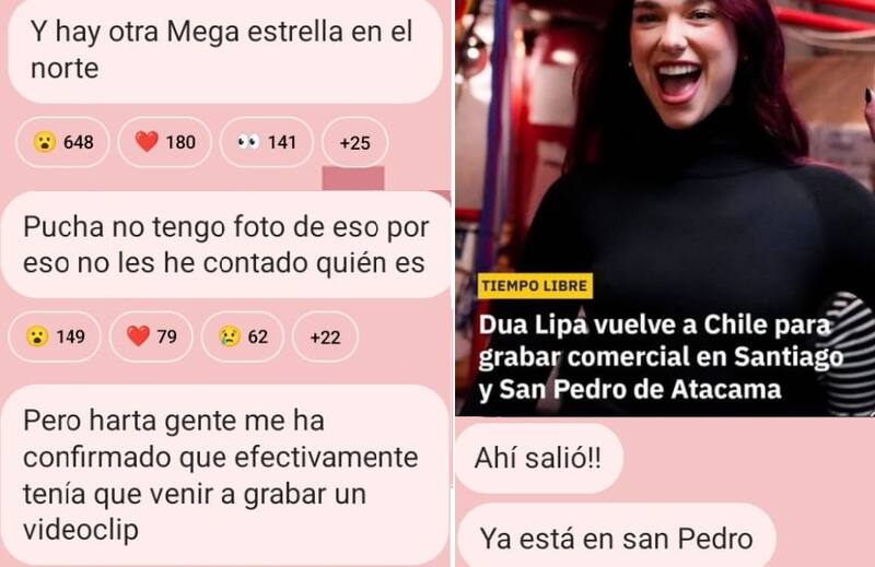 La periodista confirmó la visita de la artista. Créditos: Instagram