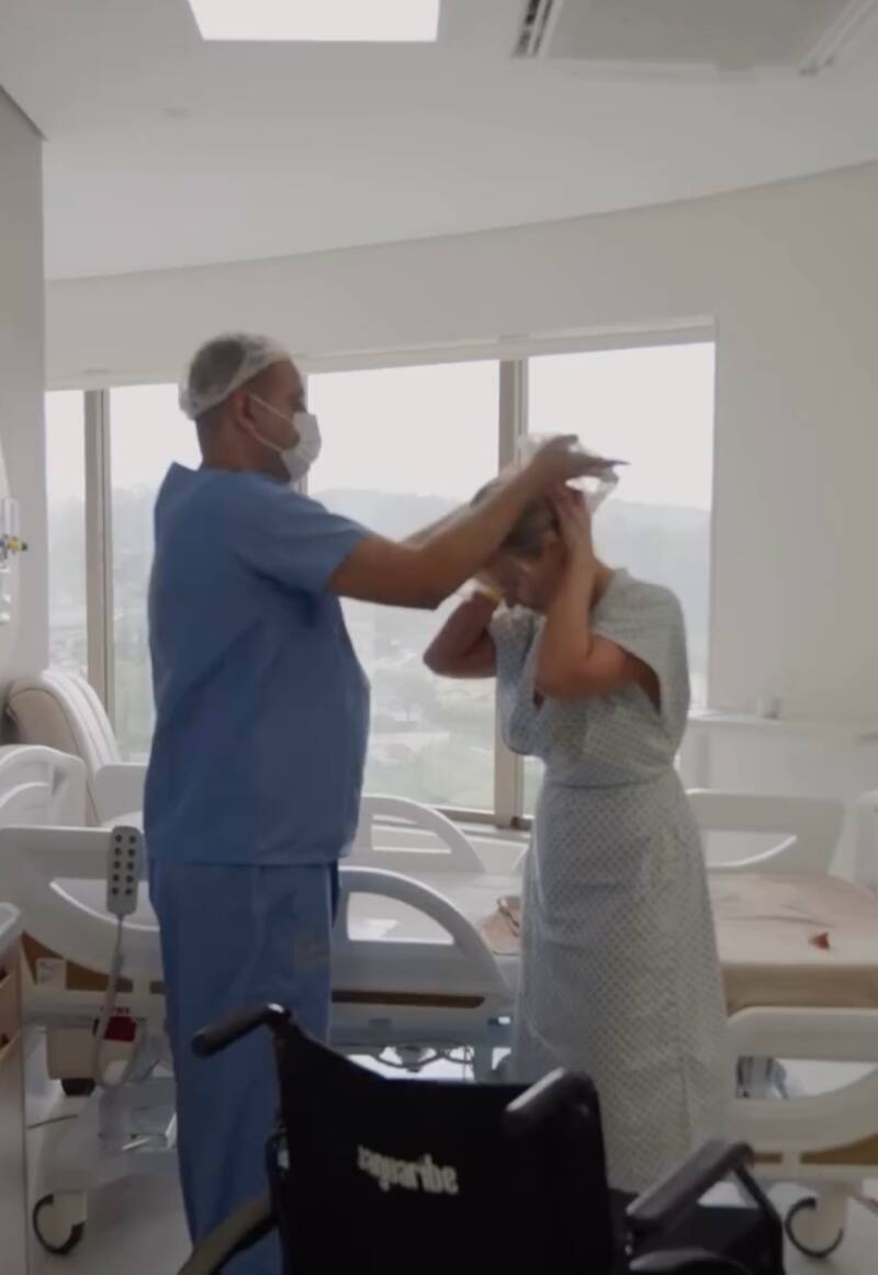 se sometió a una mastopexia.