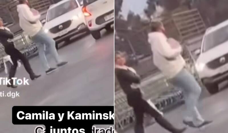 Camila Andrade y Francisco Kaminski se dejan ver.