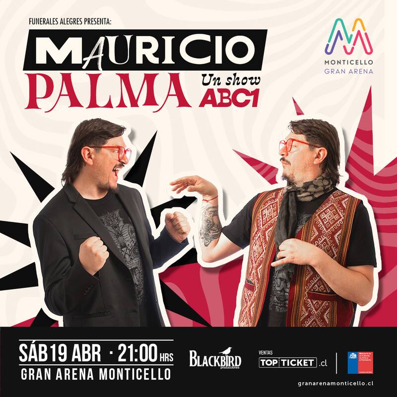 Esta es la imagen promocional del espectáculo del intérprete.