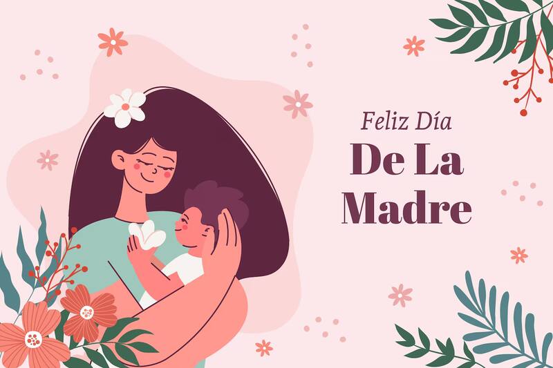 Deséale un lindo día a tu madre.