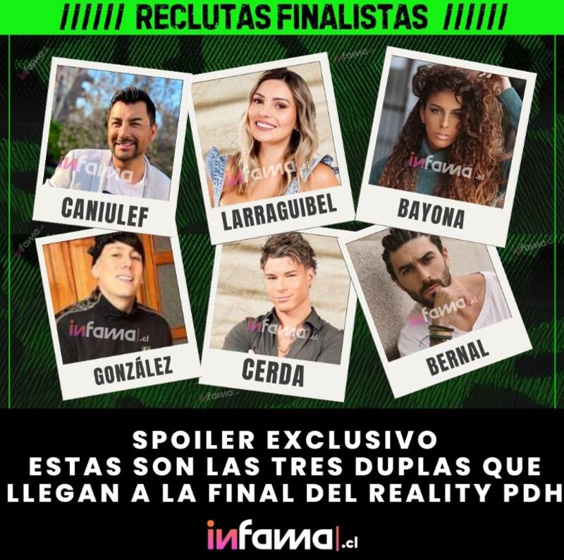 Tres parejas llegarán a la final. Créditos: Instagram