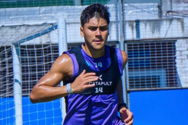 El centrodelantero en Racing Club. Foto: Racing Club