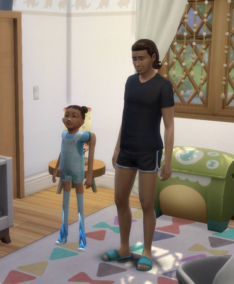 Los Sims y los bugs siempre han ido de la mano. Créditos: u/LlofruddKaitlyn (Reddit)
