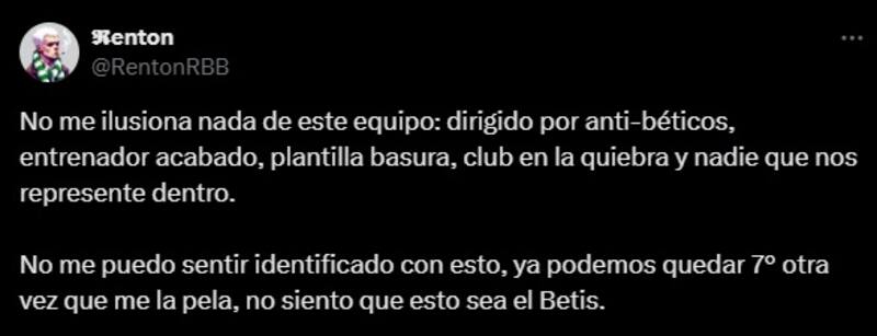 Los hinchas señalan a Manuel Pellegrini por dolorosa derrota del Betis