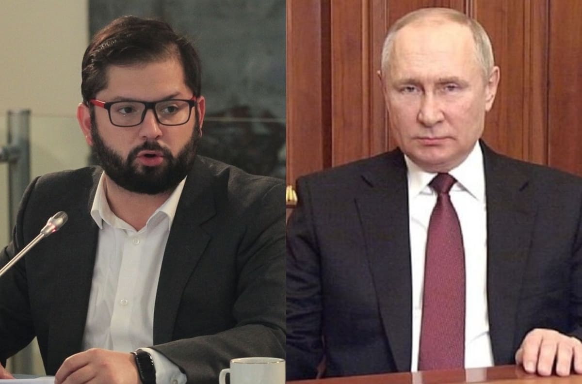 Presidente Gabriel Boric opinó sobre Vladimir Putin: "Es un autócrata que está realizando una guerra de agresión inadmisible"