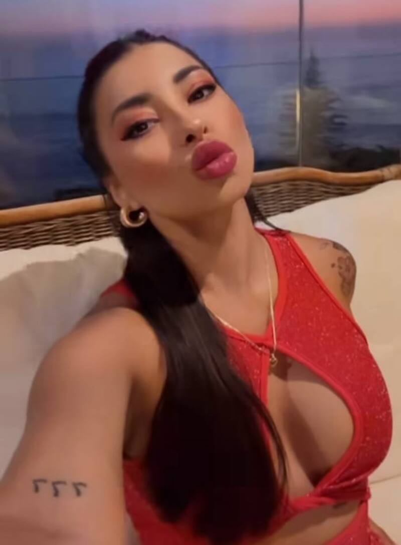 La joven pasó la Navidad lesionada. Créditos: Instagram