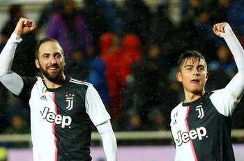 El tremendo golazo que hizo Higuaín con una triple pared con Dybala