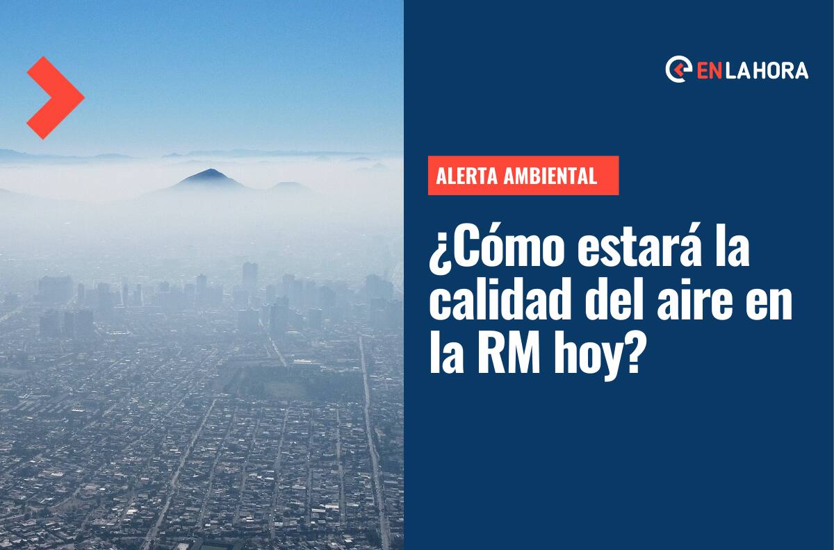 ¿Hay Alerta Ambiental en la RM? | Conoce cómo estará la calidad del aire este domingo 24 de julio en Santiago