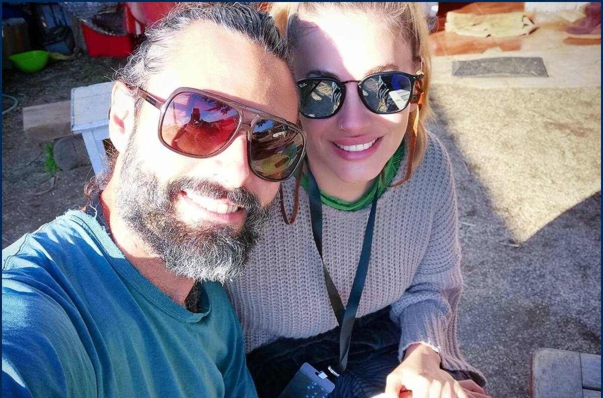 "Te amo": Cata Palacios y Rodolfo Neira sorprendieron con apasionada fotografía