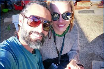 "Te amo": Cata Palacios y Rodolfo Neira sorprendieron con apasionada fotografía