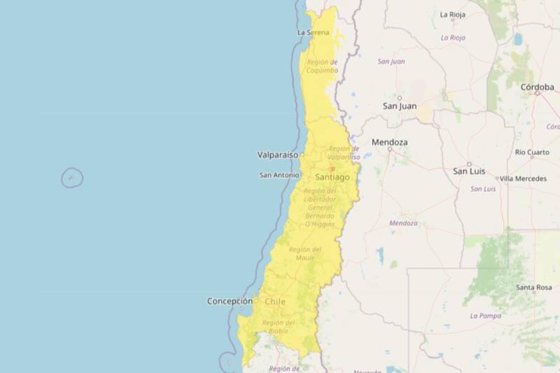 De acuerdo a la entidad, en algunos puntos del país los vientos podrían superar los 70 km/h entre el miércoles y el jueves.