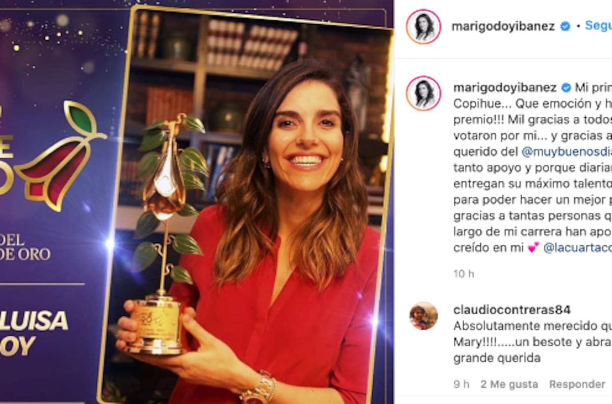 María Luisa Godoy y Pancho Saavedra agradecieron tras ser reyes del "Copihue de Oro"